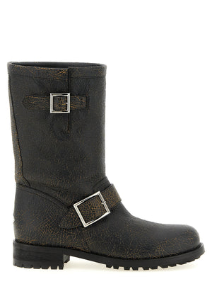 Jimmy Choo Biker Mid Ankle Boots