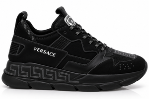 Versace Galaxia Leather Sneaker
