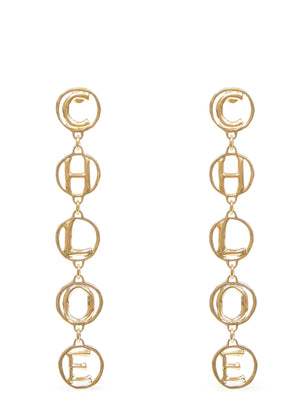 Chloé Script Earrings