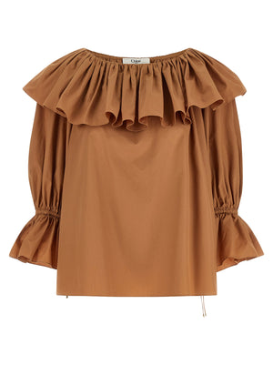 Chloé Ruffle Blouse