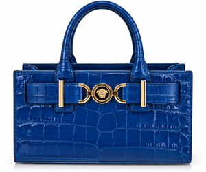 Versace Medusa '95 Small Croc-Effect Tote Bag