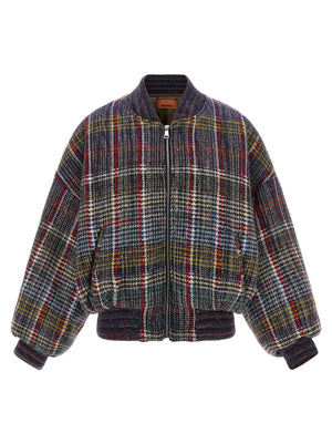 Missoni Check Pattern Bomber Jacket