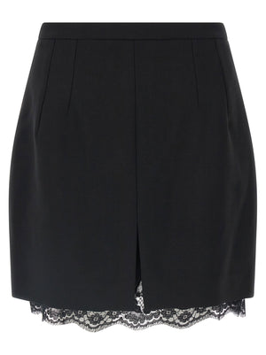 Dolce & Gabbana Double Crêpe Wool Skirt