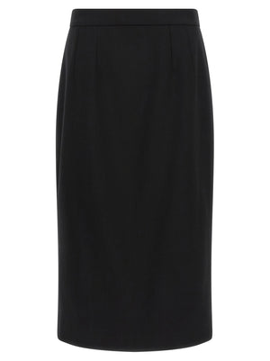 Dolce & Gabbana Stretch Wool Skirt