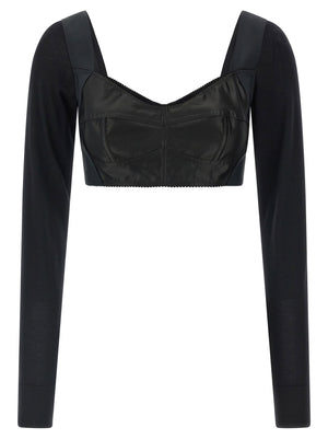 Dolce & Gabbana Bustier Crop Top