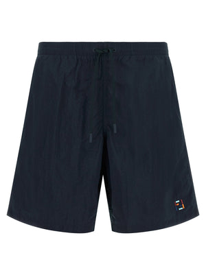 Fendi Ff Stitching Nylon Swimsuit
