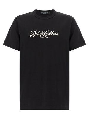 Dolce & Gabbana Dolce & Gabbana Logo Embroidery T-shirt