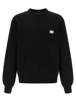Dolce & Gabbana Dolce & Gabbana Logo Plate Sweatshirt