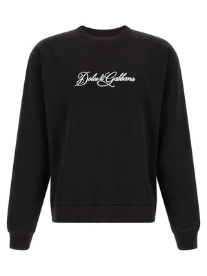 Dolce & Gabbana Logo Embroidery Sweatshirt