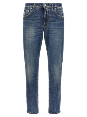 Dolce & Gabbana Logo Plaque Jeans
