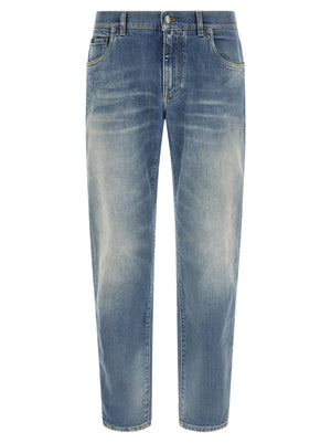 Dolce & Gabbana Logo Plaque Jeans
