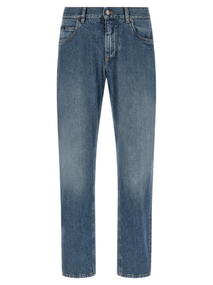Dolce & Gabbana Heraldic Embroidery Jeans