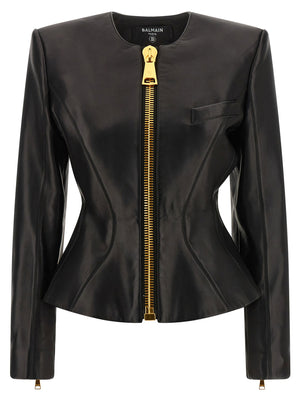 Balmain Leather Jacket