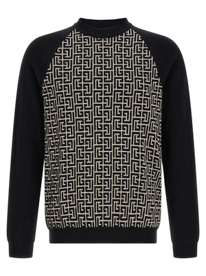 Balmain Pb Monogram Mesh