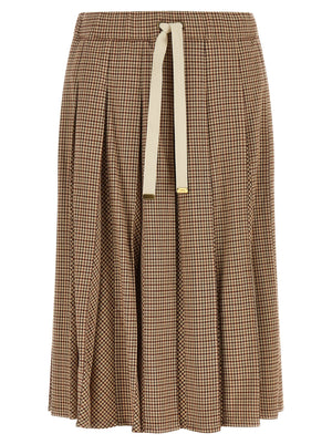Moncler Pleated Midi Skirt