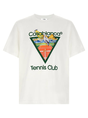 Casablanca Casablanca Tennis Club Front Print T-shirt