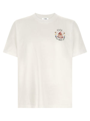 Casablanca Casablanca T-shirt With Casa Way Print