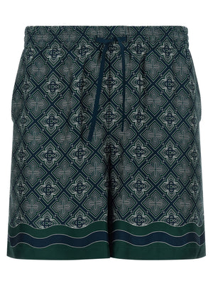 Casablanca Radiating Monogram Shorts