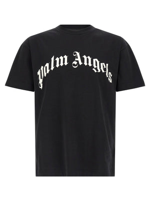 Palm Angels Palm Angels Curved Logo T-shirt