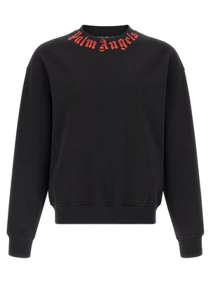 Palm Angels Neck Logo Sweatshirt