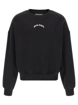 Palm Angels Palm Angels Back Curved Logo Sweatshirt