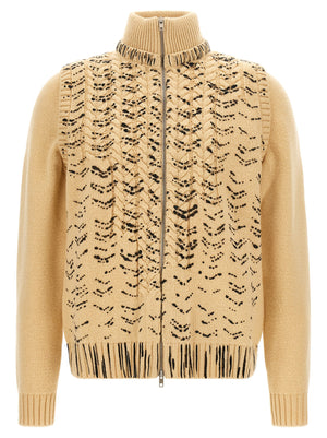 Maison Margiela Openwork Knit Cardigan