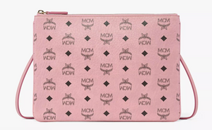 MCM Visetos Crossbody Pouch