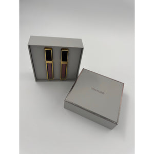 Tom Ford Lip Gloss Luxe Duo Set – 08 Inhibition & 22 Sunrise Pink (5.5 ml / 0.19 fl oz each)