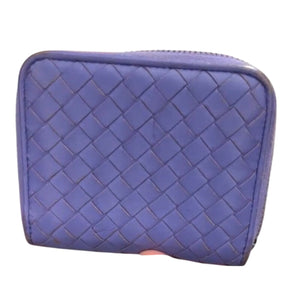 Bottega Veneta Intrecciato Zip-Around Compact Wallet
