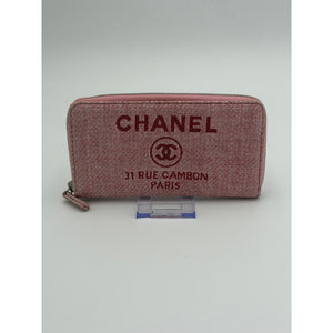 Chanel Deauville Long Zippy Wallet SG