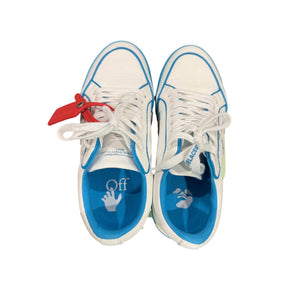 Off-White White & Blue Vulcanized Sneakers size 41