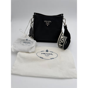 Prada Mini Vitello Daino Leather Shoulder Bag