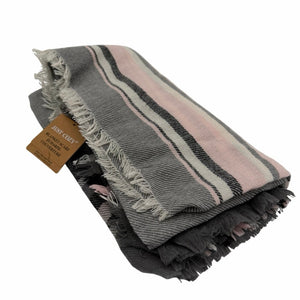 Just Cozy Striped Blanket Scarf