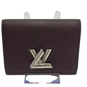 Louis Vuitton Twist Compact wallet in textured dark purple / plum Epi leather